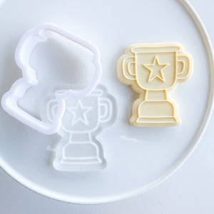Trophy Cupcake Topper Size Raised