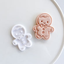 Load image into Gallery viewer, Mini Ginger Bread Man Raised or Imprint
