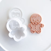 Load image into Gallery viewer, Mini Ginger Bread Man Raised or Imprint
