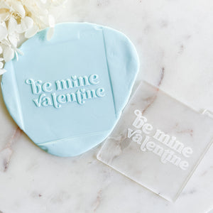 Be Mine Valentine Raised Stamp