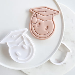 GRAD HAT Designs -  Raised or Imprint CUTTER SOLD SEPARATELY
